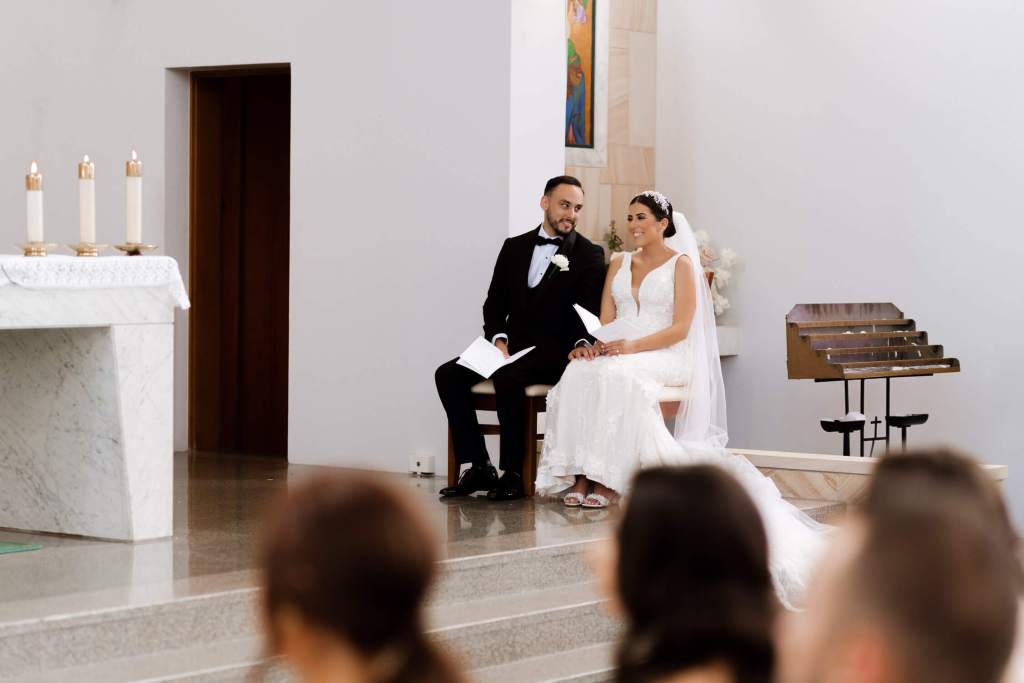 ST-PETER-CHANEL-CATHOLIC-CHURCH-BERALA-SYDNEY-WEDDING-PHOTOGRAPHER-ANELLOWEDDINGS-GROOM-LOOKING-AT-BRIDE