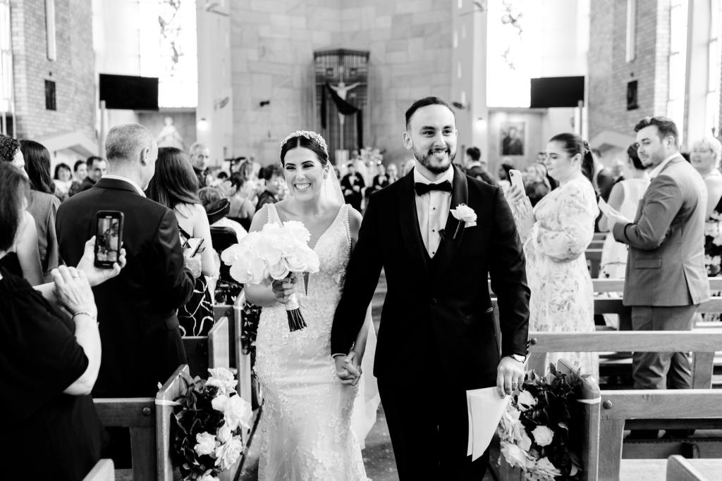 ST-PETER-CHANEL-CATHOLIC-CHURCH-BERALA-SYDNEY-WEDDING-PHOTOGRAPHER-ANELLOWEDDINGS-ALTER-BRIDE-AND-GROOM