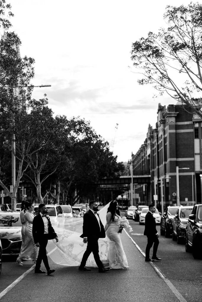 VIEW-BY-SYDNEY-PIER-ONE-WEDDING-PHOTOGRAPHER-ANELLOWEDDINGS-WALKING