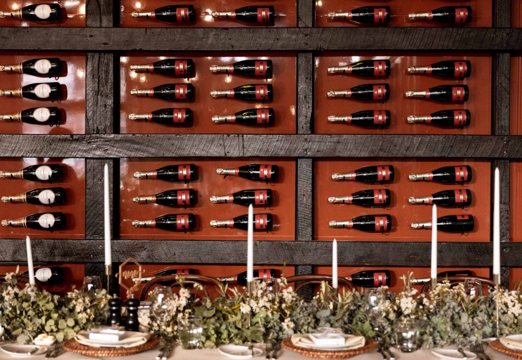 VIEW-BY-SYDNEY-PIER-ONE-WEDDING-PHOTOGRAPHER-ANELLOWEDDINGS-WINE-WALL