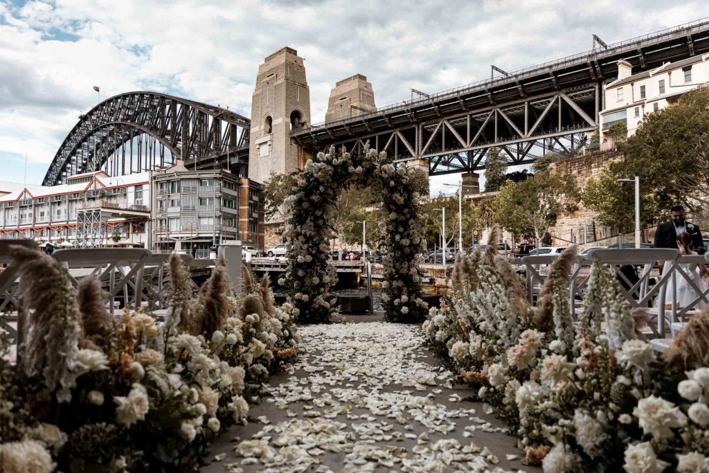 VIEW-BY-SYDNEY-PIER-ONE-WEDDING-PHOTOGRAPHER-ANELLOWEDDINGS-HARBOUR-WEDDING-CEREMONY
