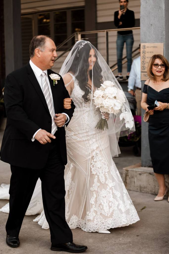 VIEW-BY-SYDNEY-PIER-ONE-WEDDING-PHOTOGRAPHER-ANELLOWEDDINGS-FATHER-DAUGHTER-DOWN-AISLE
