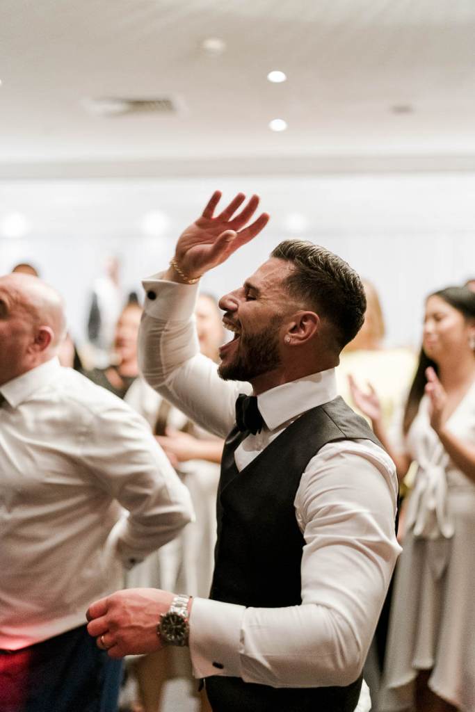 groom dancing