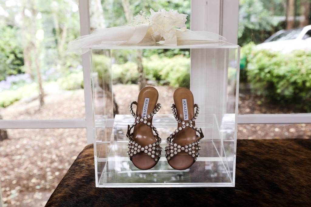 Groom and brides shoes