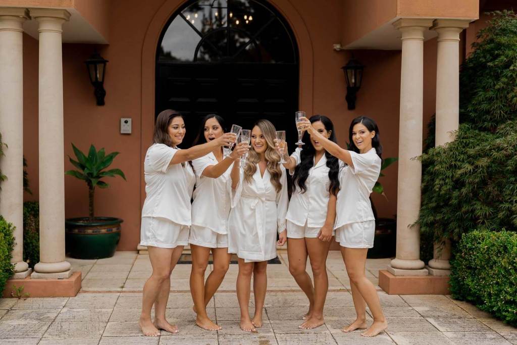 Bridal party group photo