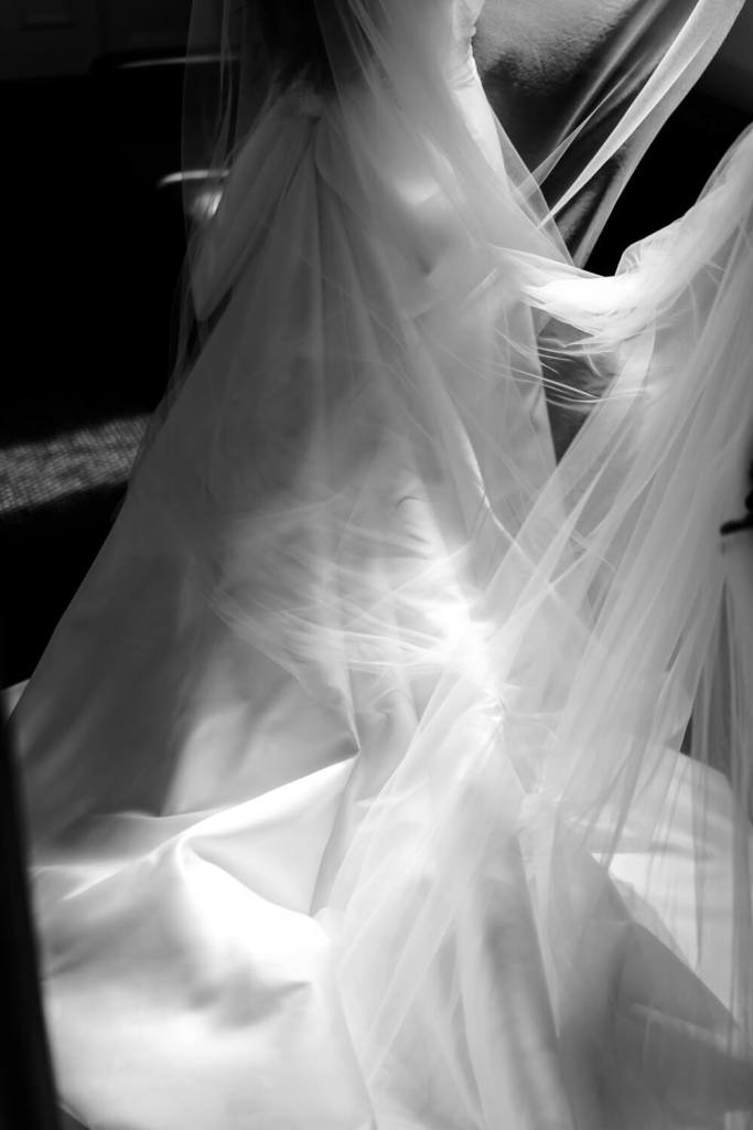 Bride in Yulia McCauley Wedding Dress