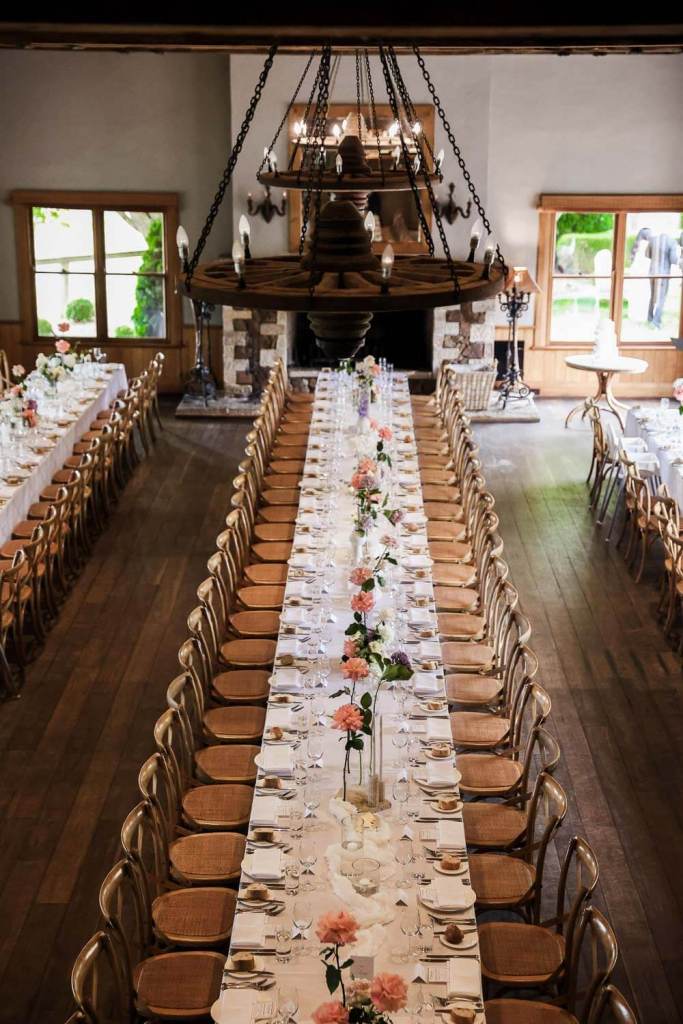 Aerial view of Centennial Vineyard reception