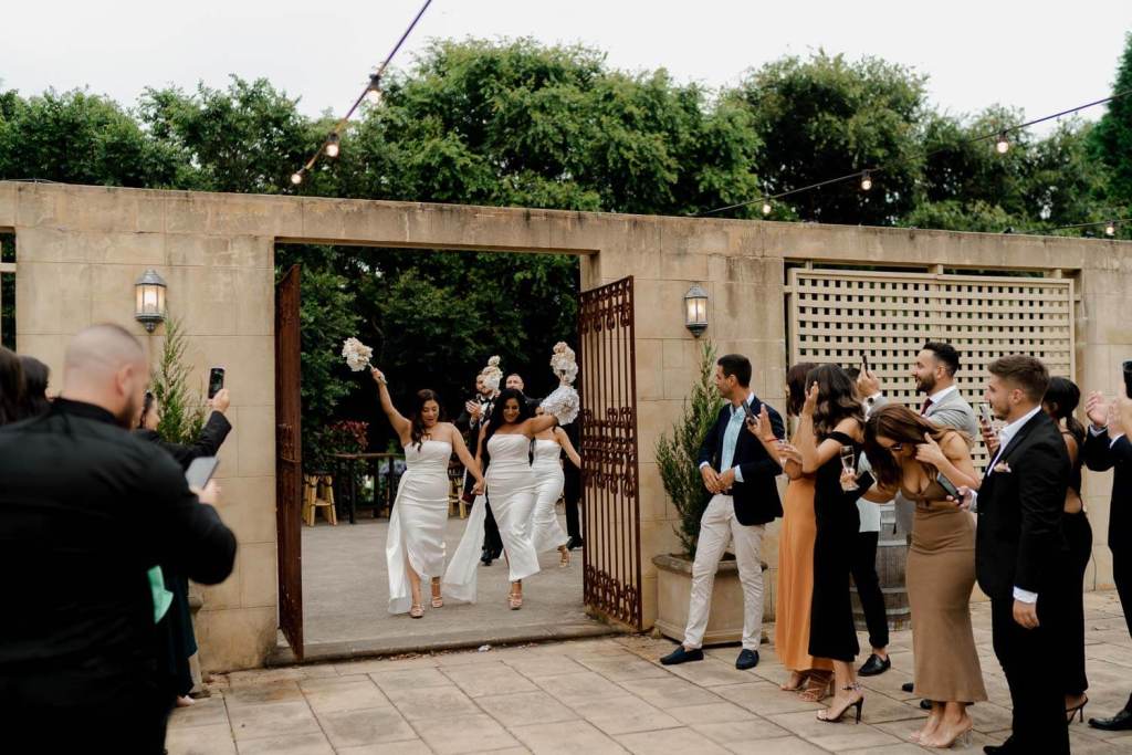 Bridal party entrance dance