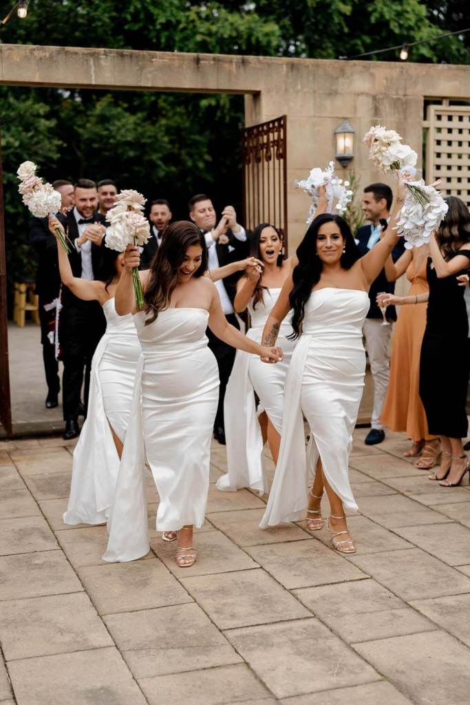 Bridal party entrance dance
