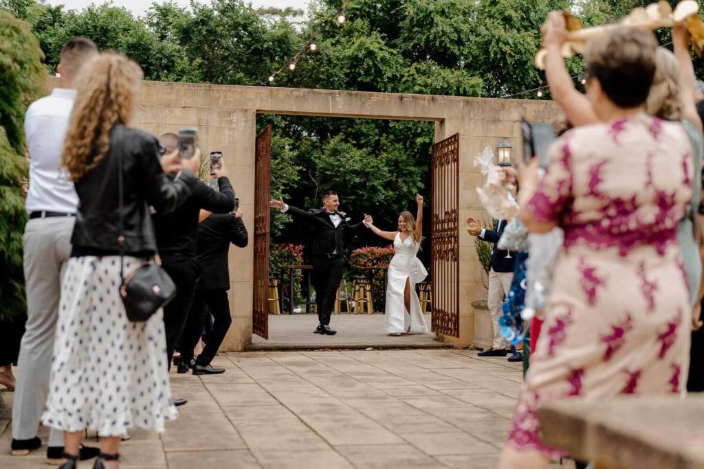 Bride and groom entrance dance