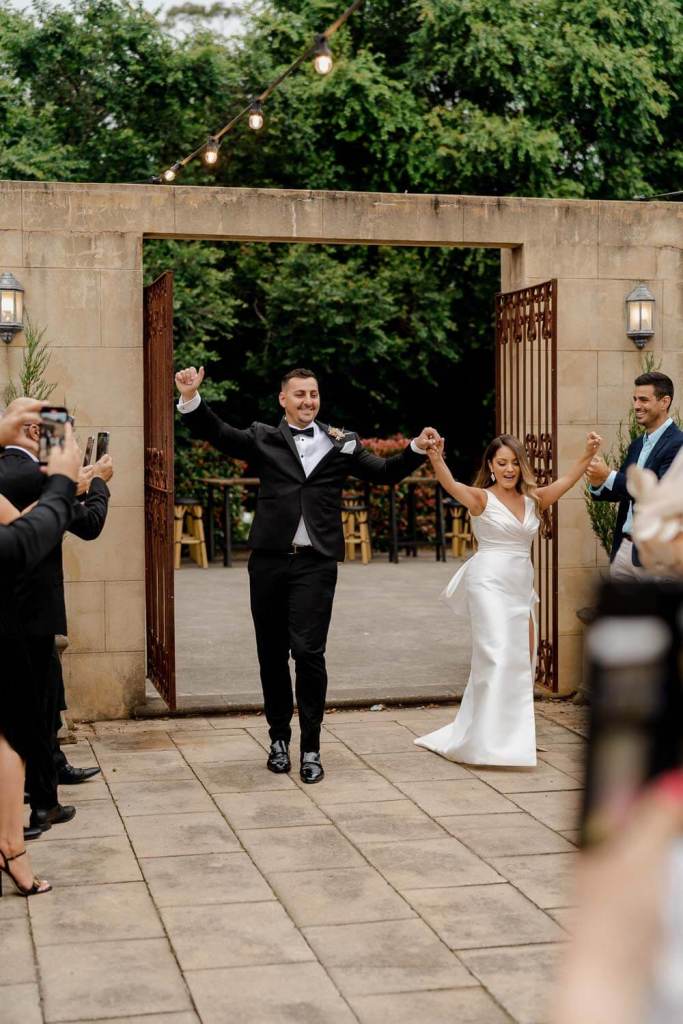 Bride and groom entrance dance