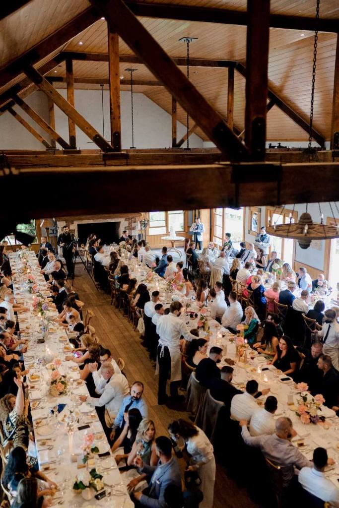 Aerial view of Centennial Vineyard reception