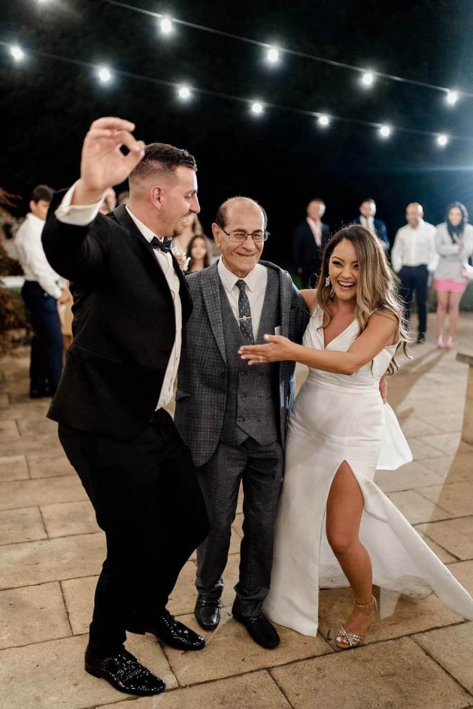 father daughter and groom dance