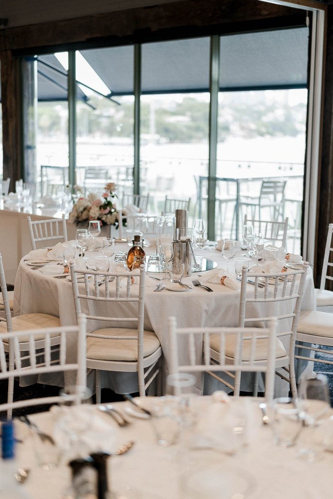 table and chair wedding setup