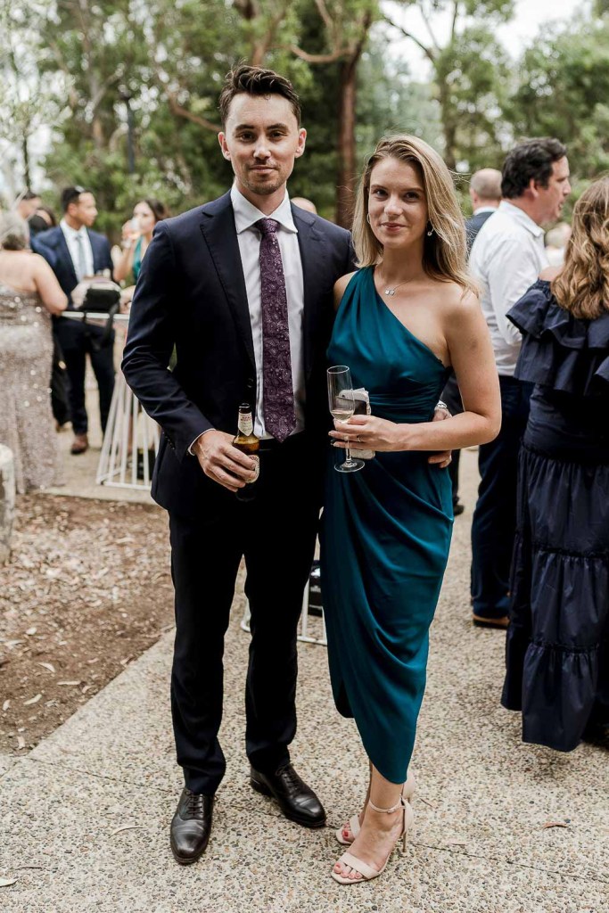 couple smiling