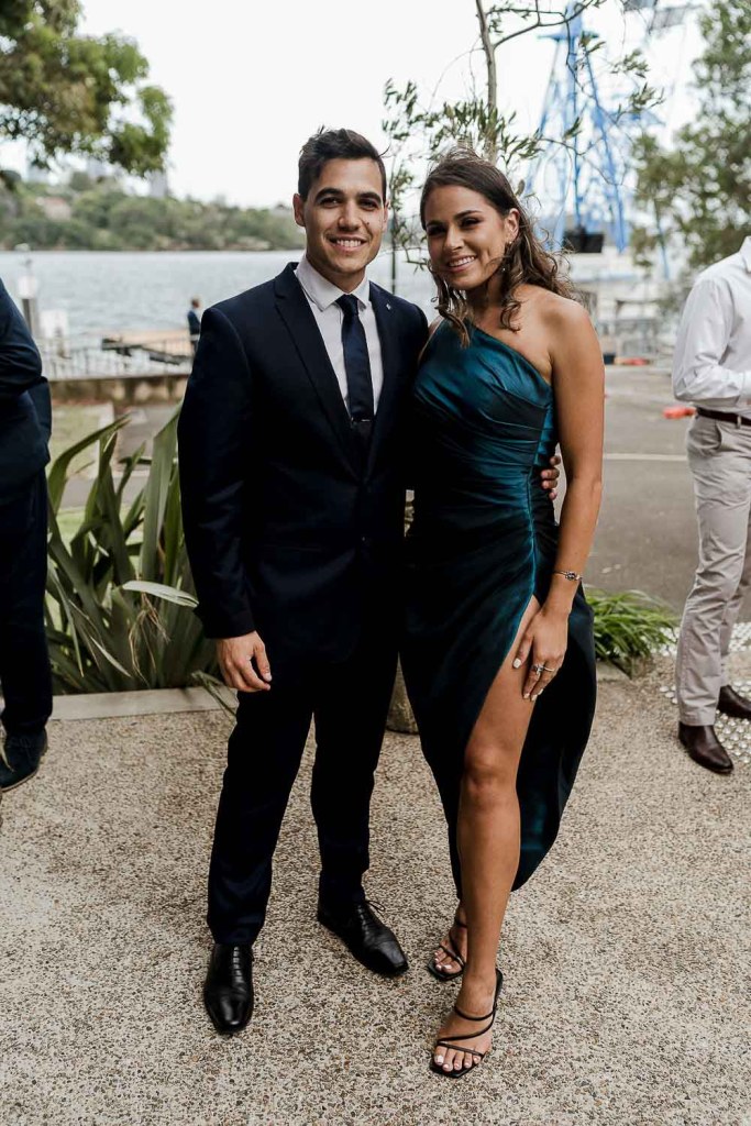 couple smiling